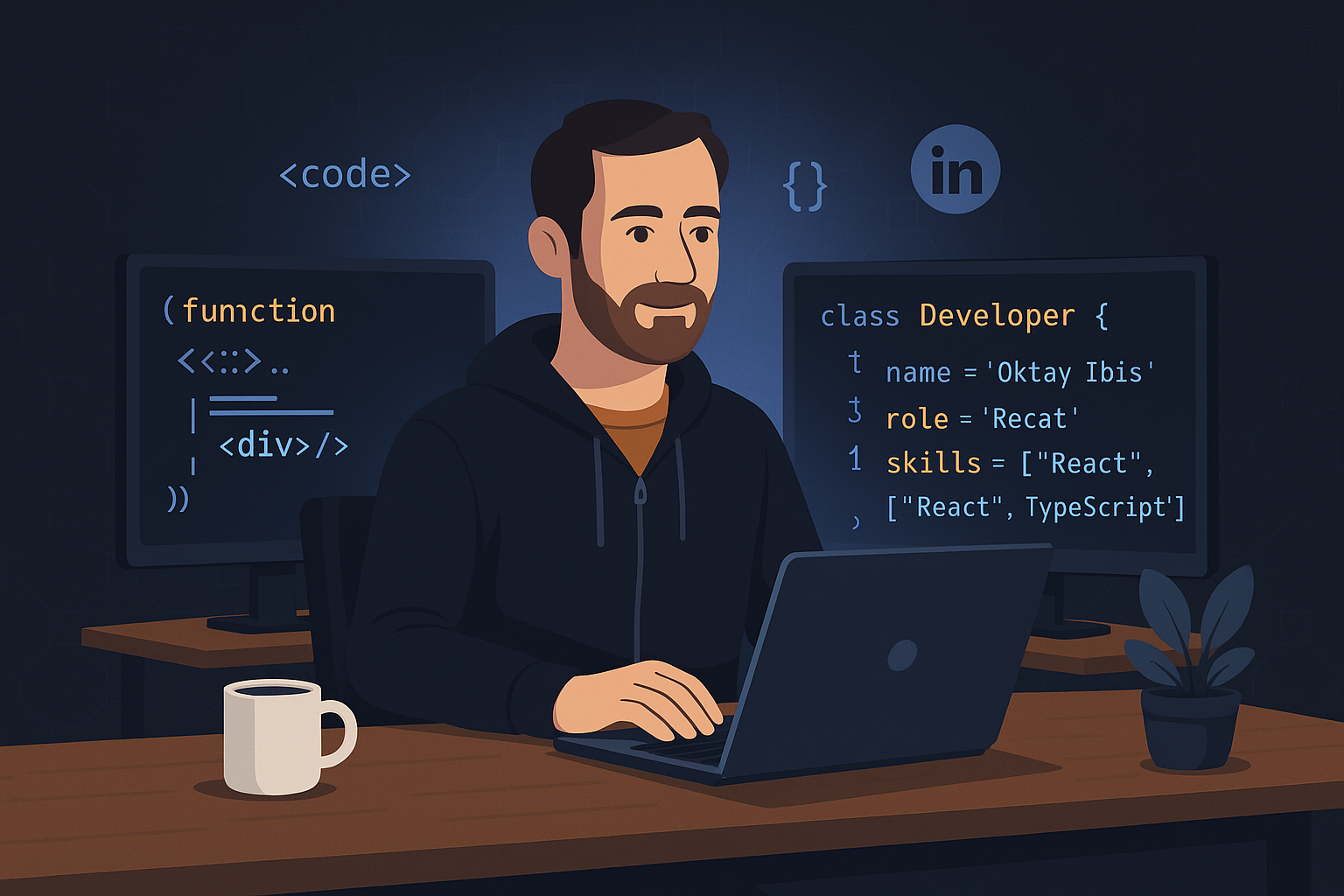 Developer Coding Illustration